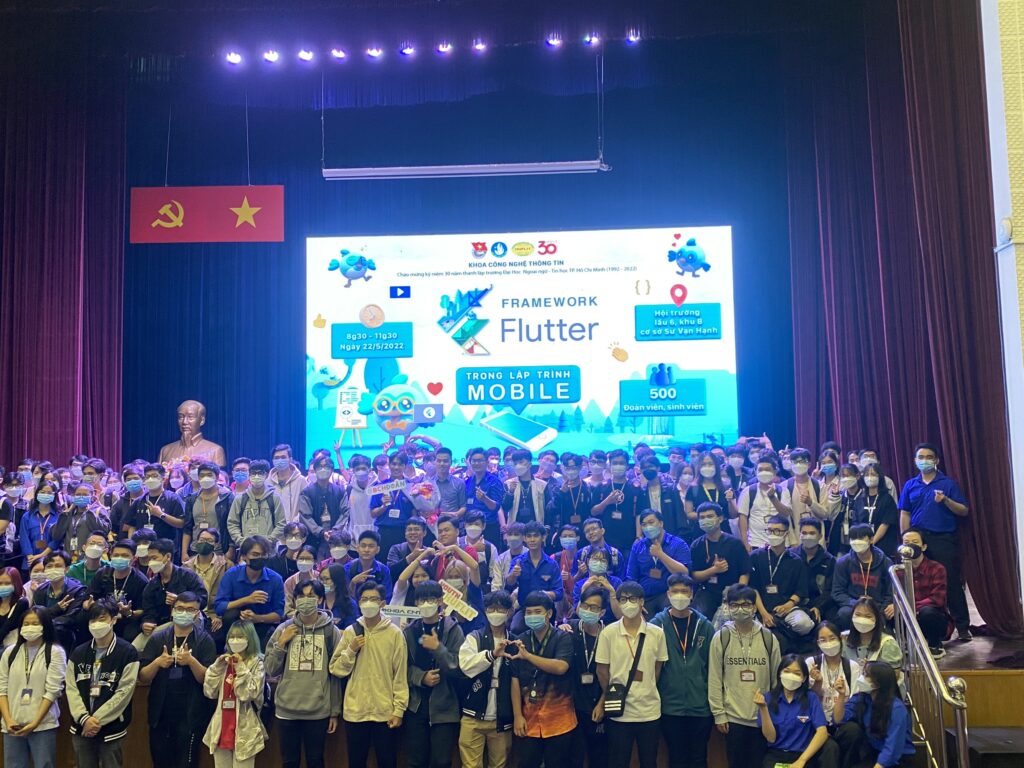 Hội thảo Framework Flutter trong lập trình mobile – HUFLIT